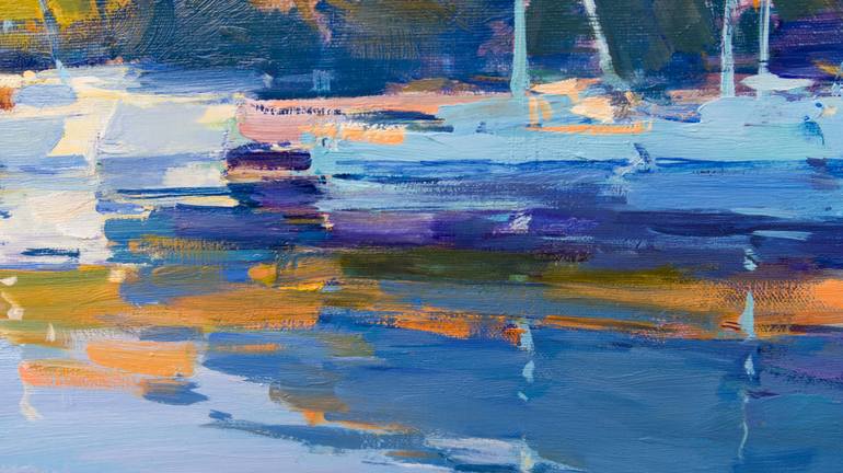 Original Impressionism Seascape Painting by Aleksandr Kryushyn