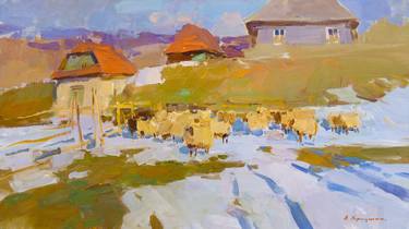 Original Impressionism Landscape Paintings by Aleksandr Kryushyn