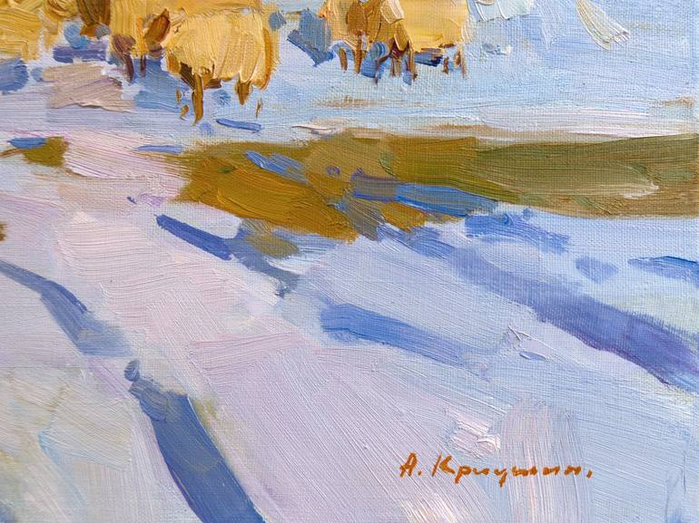 Original Impressionism Landscape Painting by Aleksandr Kryushyn