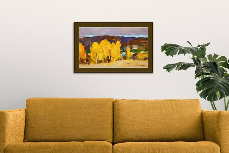 Original Impressionism Landscape Painting by Aleksandr Kryushyn