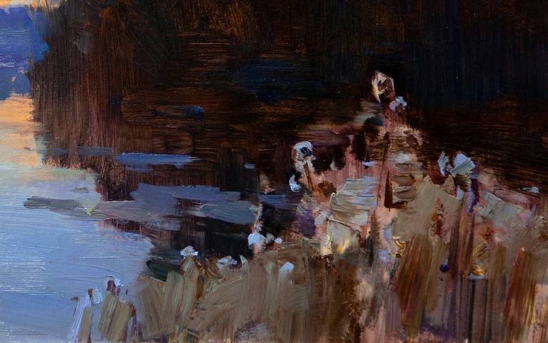 Original Impressionism Landscape Painting by Aleksandr Kryushyn