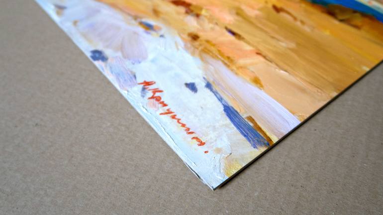 Original Impressionism Seascape Painting by Aleksandr Kryushyn