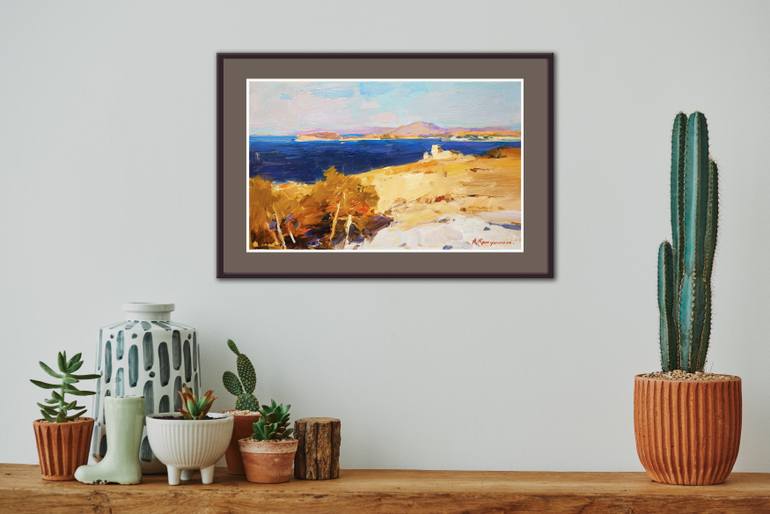 Original Impressionism Seascape Painting by Aleksandr Kryushyn