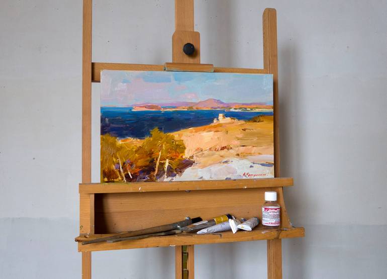 Original Impressionism Seascape Painting by Aleksandr Kryushyn