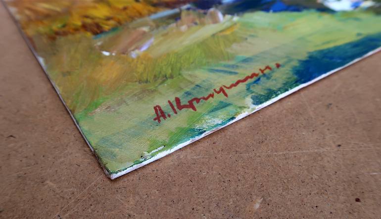 Original Impressionism Landscape Painting by Aleksandr Kryushyn