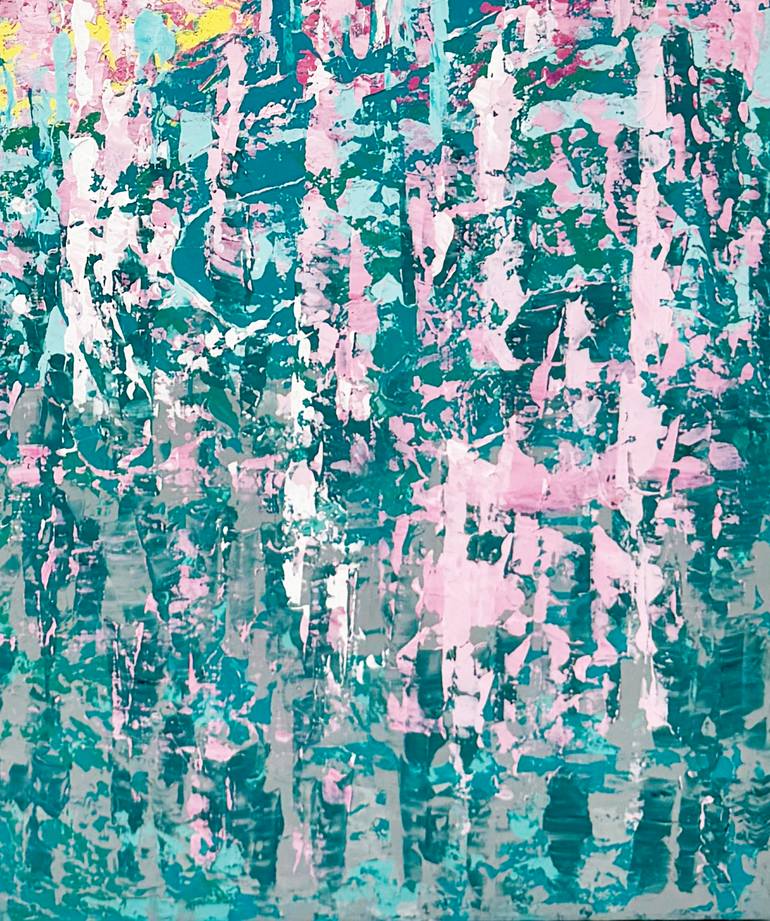 Original Abstract Expressionism Abstract Painting by Linda Bailey
