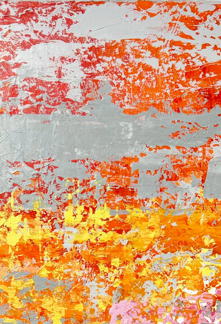 Original Abstract Expressionism Abstract Painting by Linda Bailey