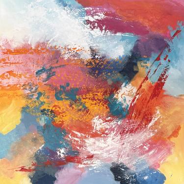Original Abstract Expressionism Abstract Painting by Linda Bailey