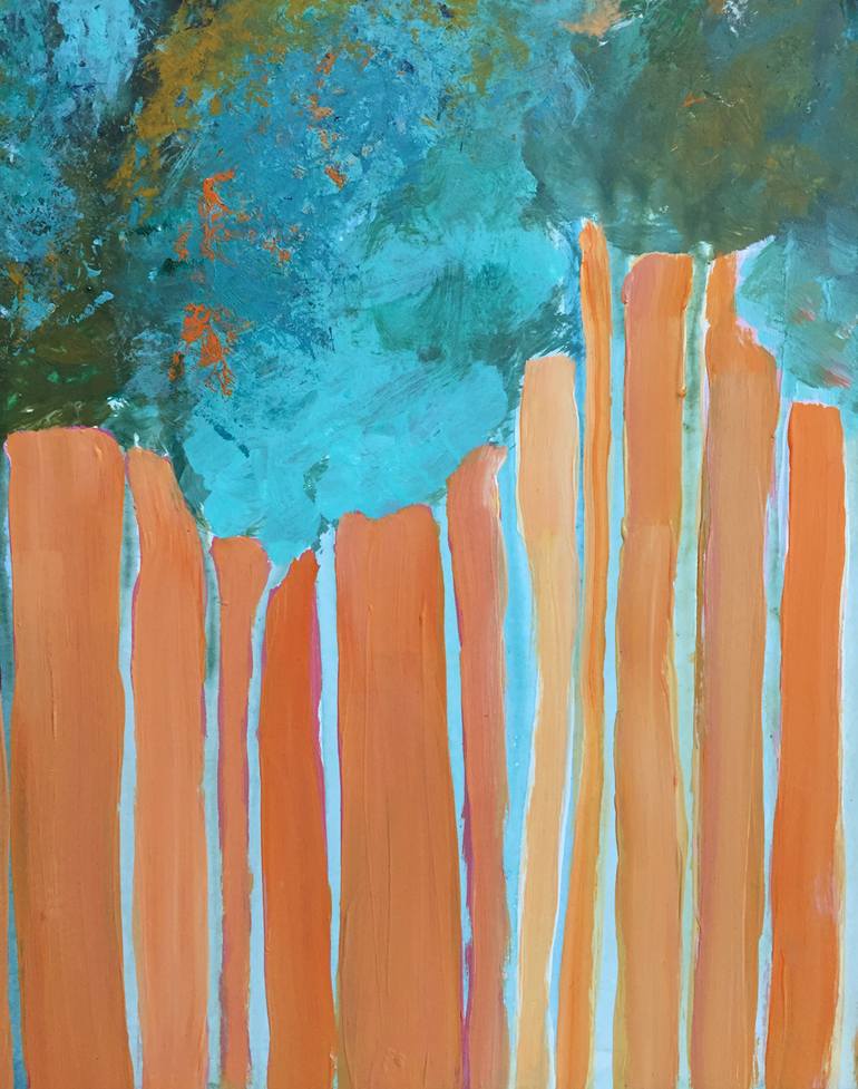 Original Abstract Landscape Painting by Linda Bailey