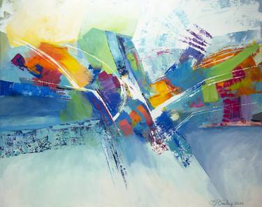 Original Abstract Expressionism Abstract Paintings by Linda Bailey