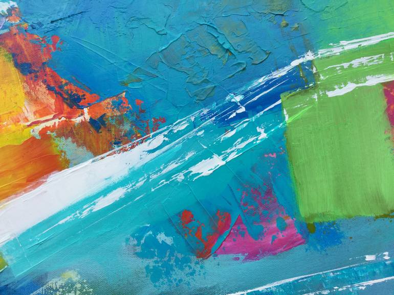 Original Abstract Expressionism Abstract Painting by Linda Bailey