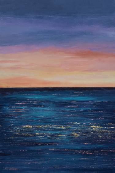 Original Abstract Seascape Paintings by Linda Bailey