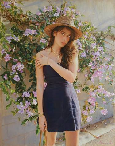 Original Realism Women Painting by Andriy Markiv