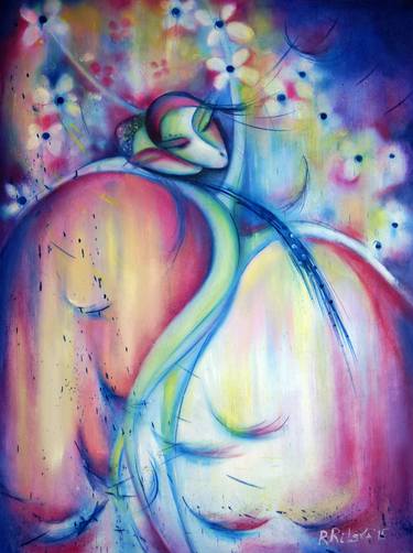 Original Expressionism Love Paintings by Rumi Rilska
