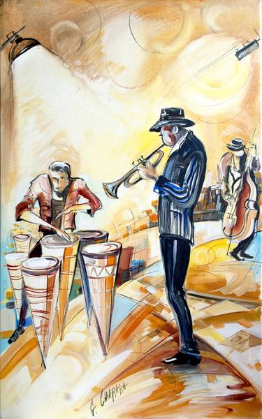 Print of Music Paintings by Georgi Charaka