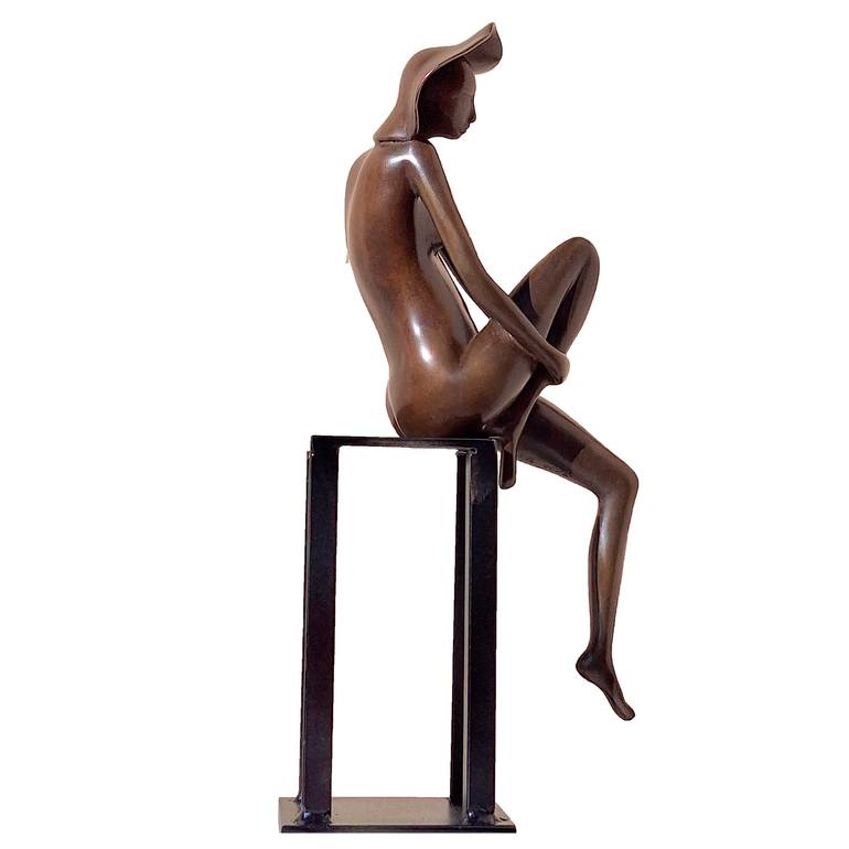 Original Figurative Nude Sculpture by Christian Candelier