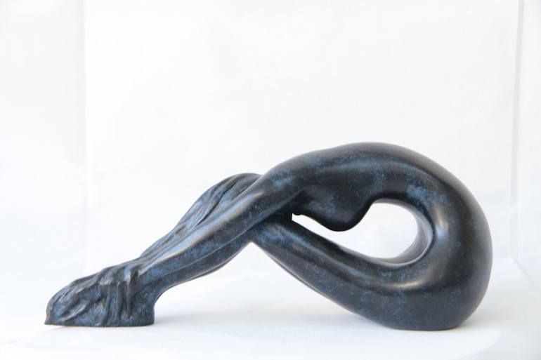 Original Figurative Nude Sculpture by Christian Candelier