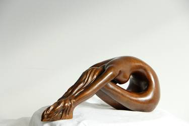 Original Figurative Nude Sculpture by Christian Candelier