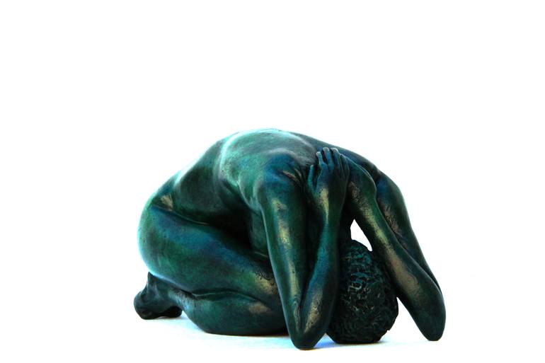 Original Figurative Nude Sculpture by Christian Candelier