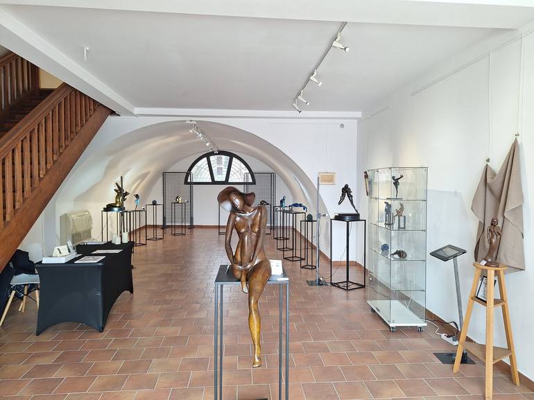 Original Figurative Nude Sculpture by Christian Candelier