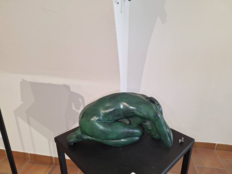 Original Figurative Nude Sculpture by Christian Candelier