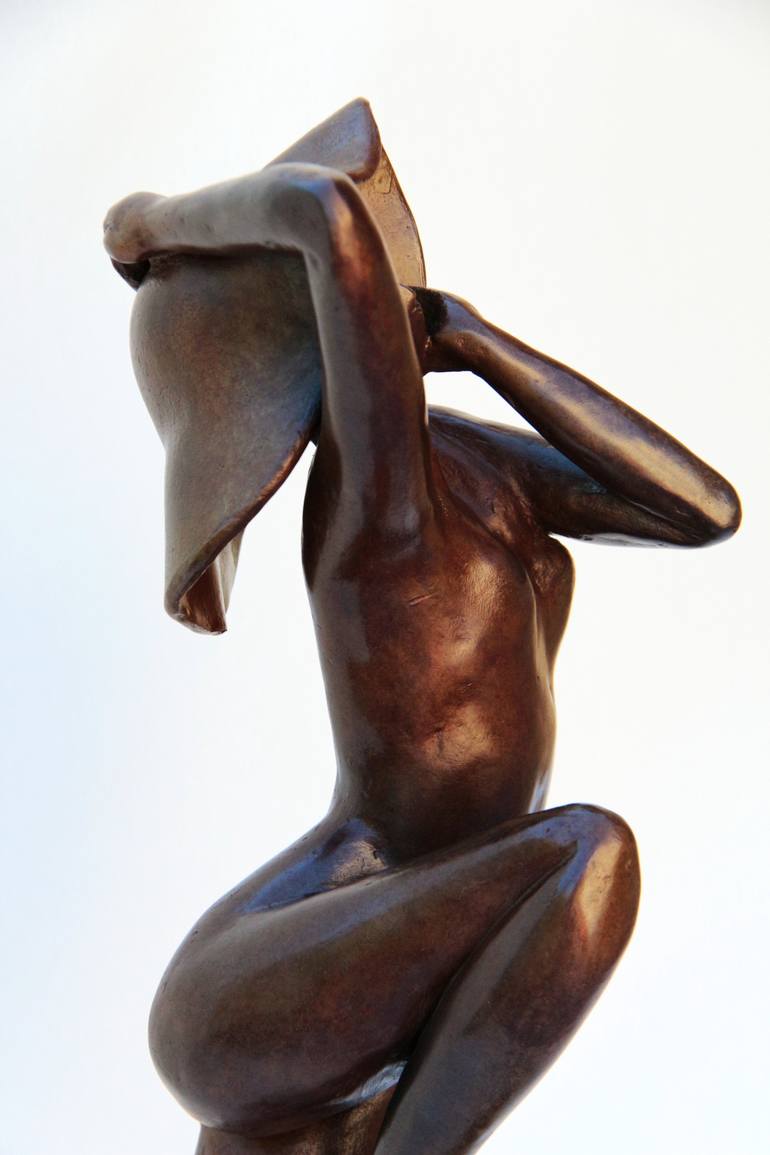 Original Figurative Nude Sculpture by Christian Candelier