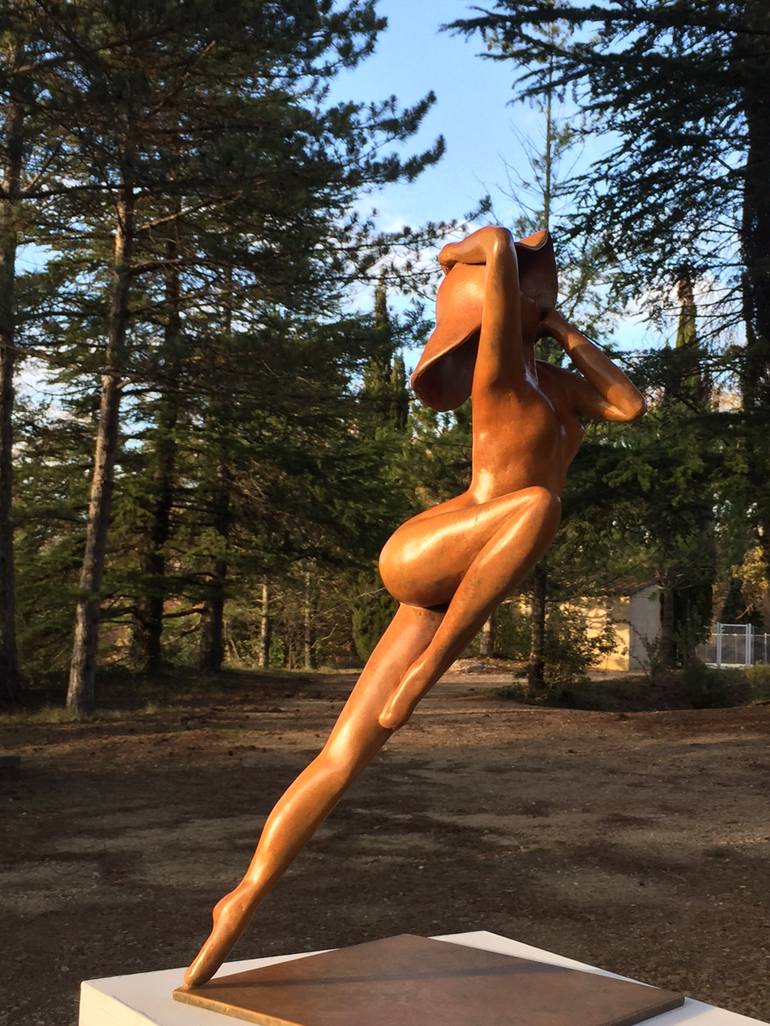 Original Fine Art Nude Sculpture by Christian Candelier