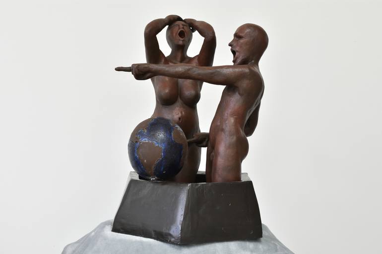 Original Figurative Politics Sculpture by Christian Candelier
