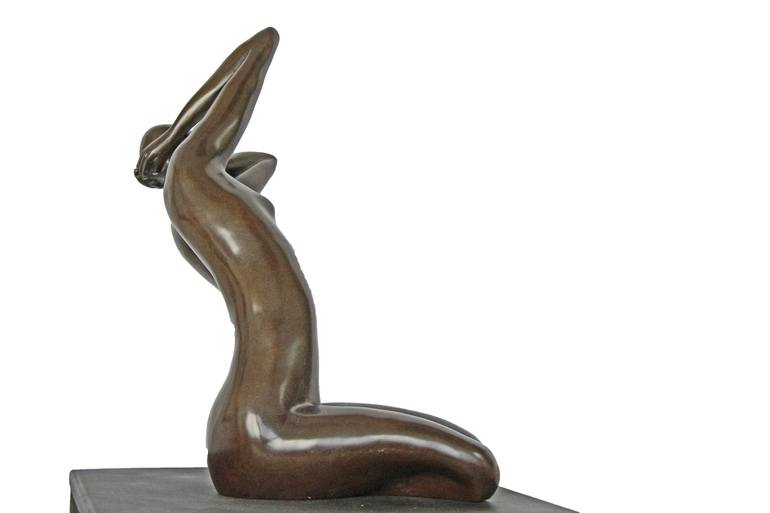 Original Figurative Nude Sculpture by Christian Candelier