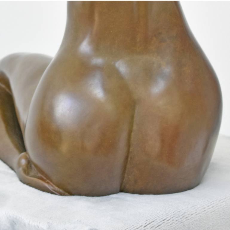 Original Figurative Nude Sculpture by Christian Candelier