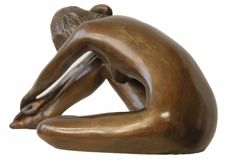Original Figurative Nude Sculpture by Christian Candelier