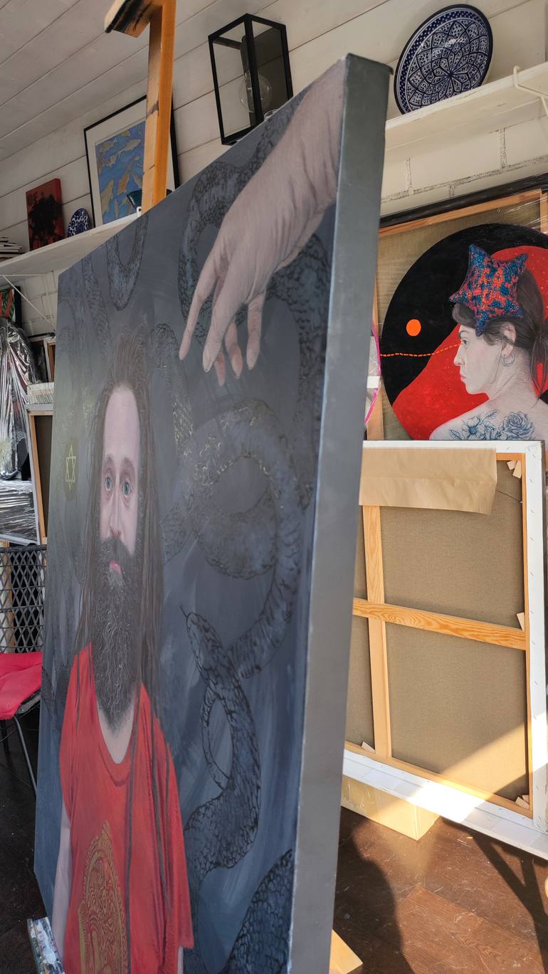 Original Contemporary Men Painting by Natalie Levkovska
