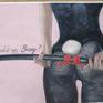 “What’s up, Bunny?” painting, real view