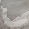 close up detail of the painting "China Girl and New Year".