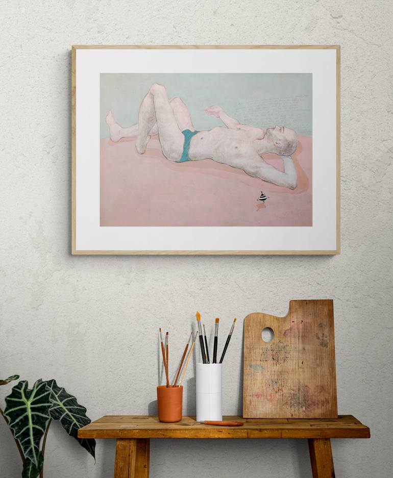 Original Figurative Body Drawing by Natalie Levkovska