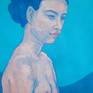 Detail of the drawing "Blue Gerda".