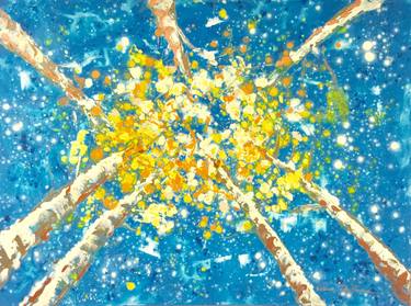 Print of Abstract Expressionism Tree Paintings by Gina De Gorna