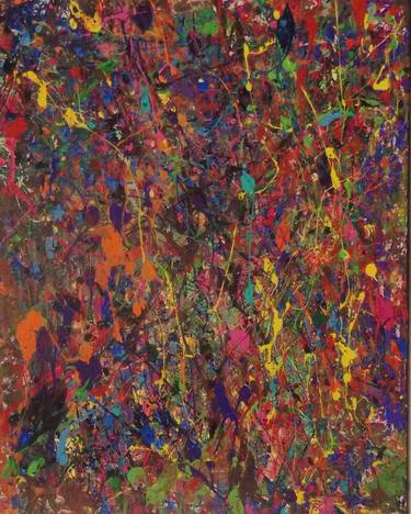Original Abstract Expressionism Abstract Painting by Tim Fabian
