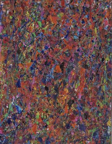 Original Abstract Expressionism Abstract Painting by Tim Fabian