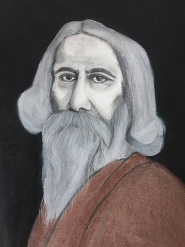 Portrait of Rabindranath Tagore thumb