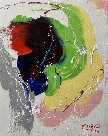 Original Abstract Painting by Angelina Damenia