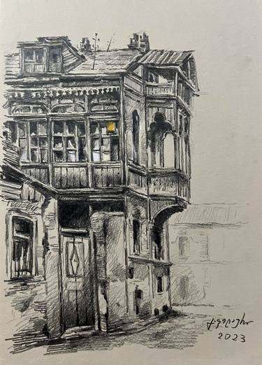 Original Architecture Drawings by Gela Philauri