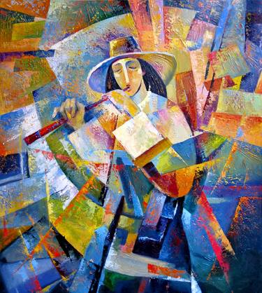 Print of Abstract Music Paintings by Mykhaylo Kyrylenko