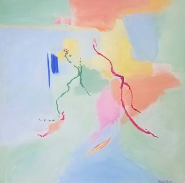 Print of Abstract Expressionism Love Paintings by Christine Frisbee