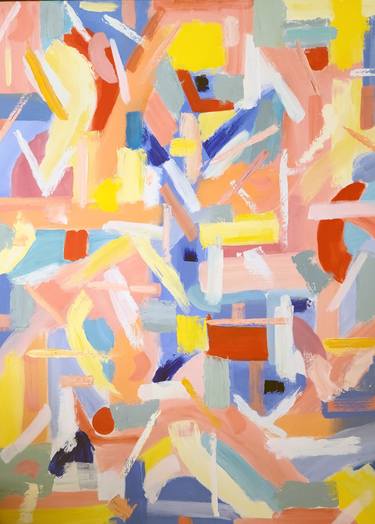 Original Conceptual Abstract Paintings by Christine Frisbee