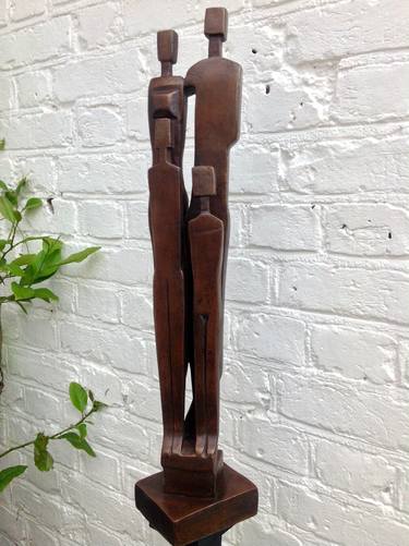 Original Figurative Family Sculpture by Victor Redigolo