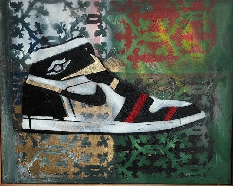 sneaker paintings
