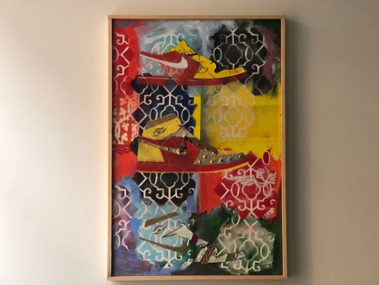 Original Abstract Fashion Painting by Sundance Clairance