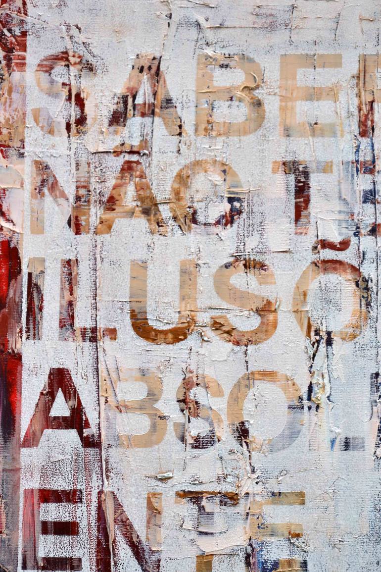 Original Abstract Expressionism Abstract Painting by Tribu  - Paulo Luis