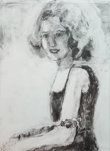 Print of Portraiture Portrait Drawings by Wenera Hachverdov